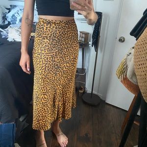 & other stories leopard skirt